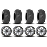 System 3 SB-4 Beadlock Cement Grey 15" Wheels And SS360 Sand/Snow Tires [31x10-15] ,[31x12-15]