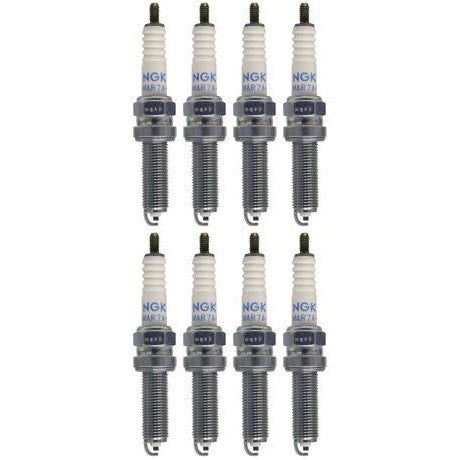 Set of 8 NGK Standard Spark Plugs for Yamaha XVS13C 2013-2007 Engine 1300cc