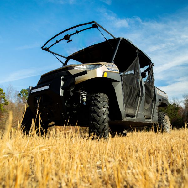 Falcon Ridge Velocity Flip Up Front UV Resistant Windshield For Polaris Ranger 2013-2023
