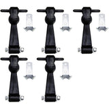Set of 5 6 Inch Rubber Hood Catch