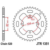 Front & Rear Sprocket Kit for HONDA ATC350 X 85 JT Sprockets