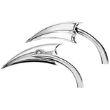 Arlen Ness Micro Chrome Scoop Right Side Mirror Harley or Metric EACH New