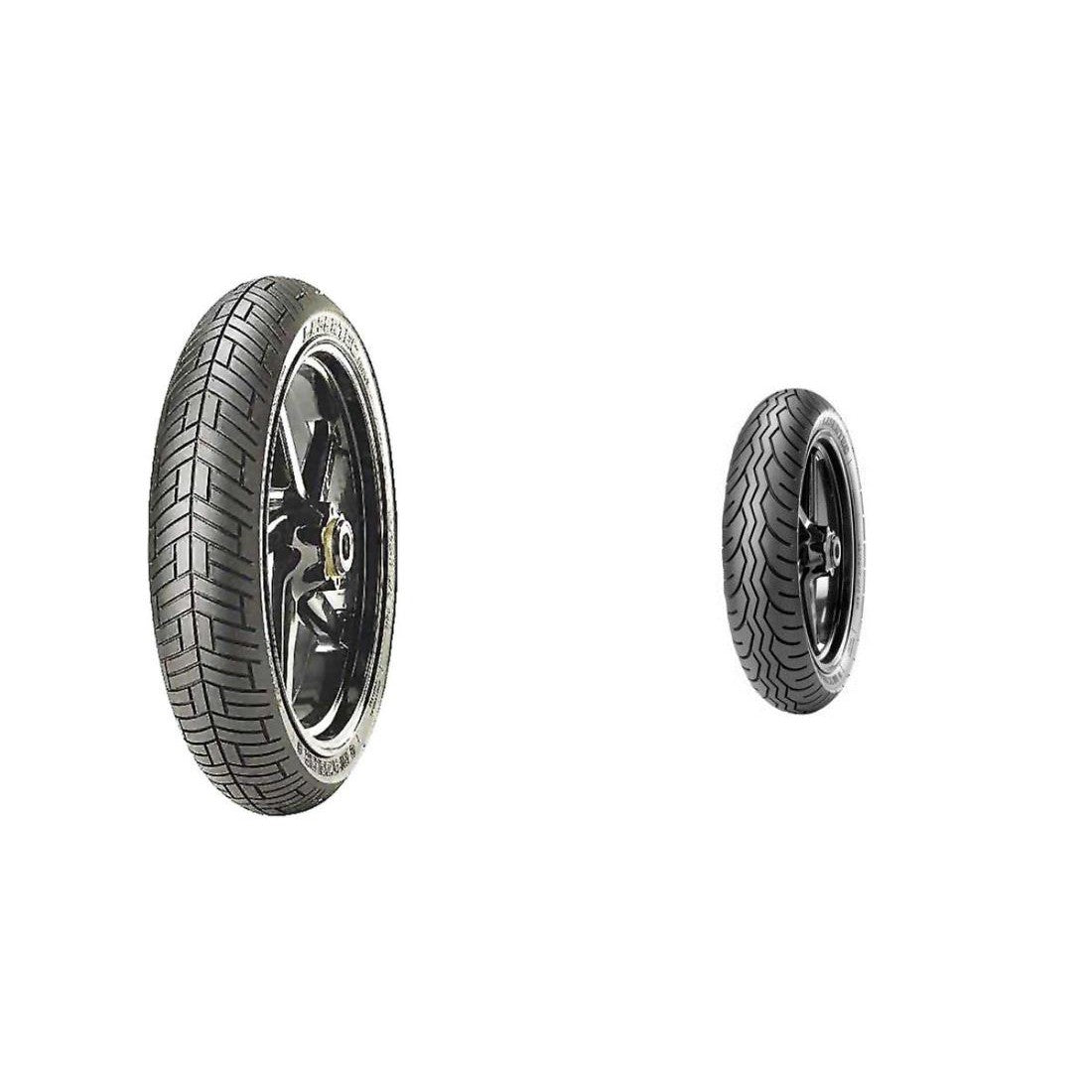 METZELER H-Rated Lasertec Front & Rear Tire Set, 110/80-18 58H & 110/90-18 61H