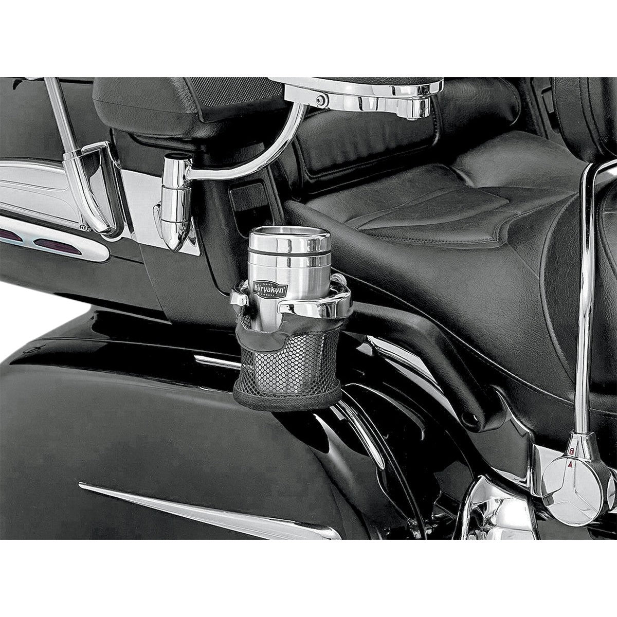 New Honda GL1800 Gold Wing 02-13Passenger Drink Holder w/Bev Carrier by Kuryakyn