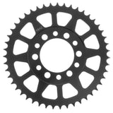 Piñón trasero de acero BikeMaster para Yamaha RT180 1990-1992, color negro