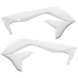 Acerbis White Radiator Shrouds for Kawasaki - 2449690002