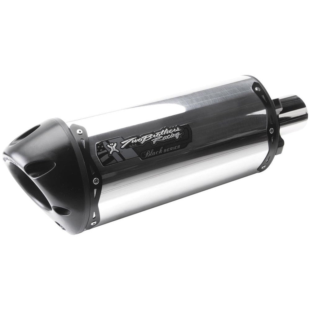 Two Brothers Racing Slip-On System - M-2 Black for Kawasaki ZX636R/6RR 03-04
