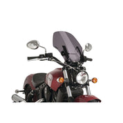 Puig Naked New Generation Adjustable Windshield Dark Smoke - 9386F