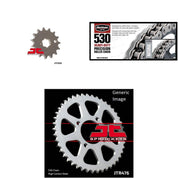 530H Chain Natural,Front & Rear Sprocket Kit for KAWASAKI KZ440 Ltd 1980-1985