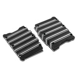 Arlen Ness 10 Gauge Gloss Black Rocker Box Covers for Harley Twin Cam 99-15 New