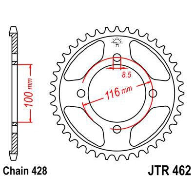 Kx100 sprocket cheap