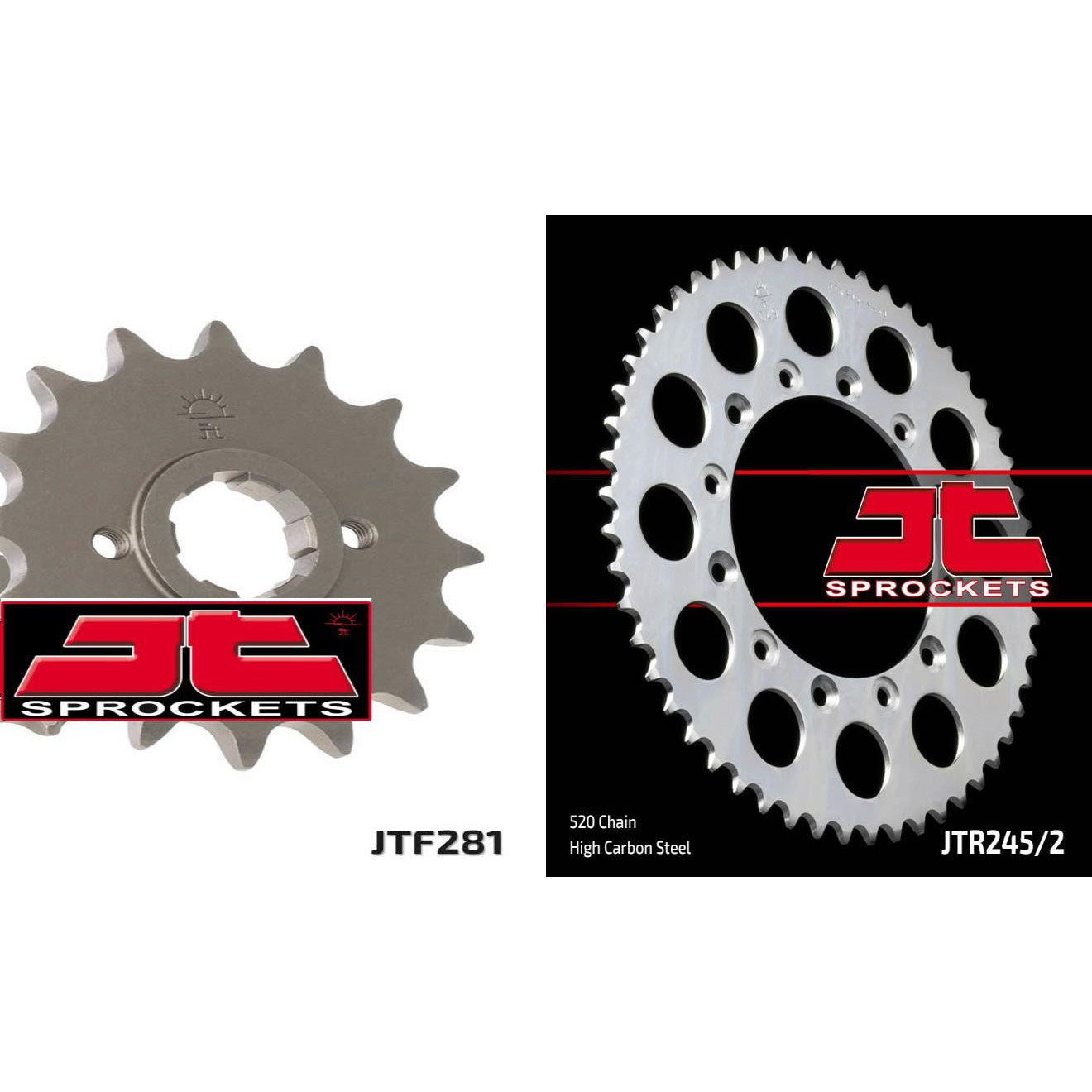 Front & Rear Sprocket Kit for HONDA XL600 RM-G-PD04 86-88 JT Sprockets