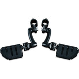 Kuryakyn Longhorn Offset Highway Pegs Trident Highway Pegs Black