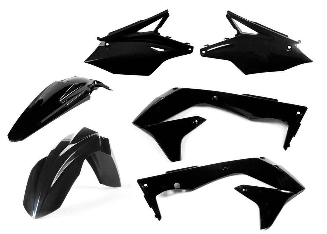 Acerbis Black Standard Plastic Kit for Kawasaki - 2449610001