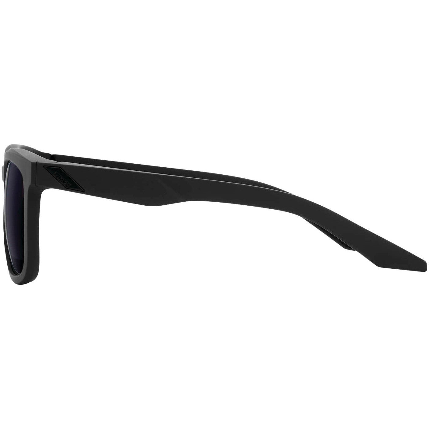 100% Hudson Sunglasses Soft Tact Midnight Mauve with Purple Lens - 61028-053-78
