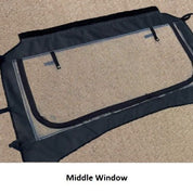 Falcon Ridge Upper Doors Rear Window With Zipper For Honda Pioneer 2016-2021
