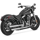 Silenciador Vance & Hines Twin Slash de 3 pulgadas, cromado, con Fuelpak FP3