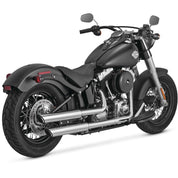 Vance And Hines Twin Slash Muffler 3in Slip On Exhaust Chrome With Fuelpak FP4