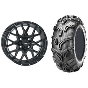Set of 2 Mounted Wheel and Tire Kit Wheel: 14x7 4+3 4/156 Tire: 30x11-14 6 Ply