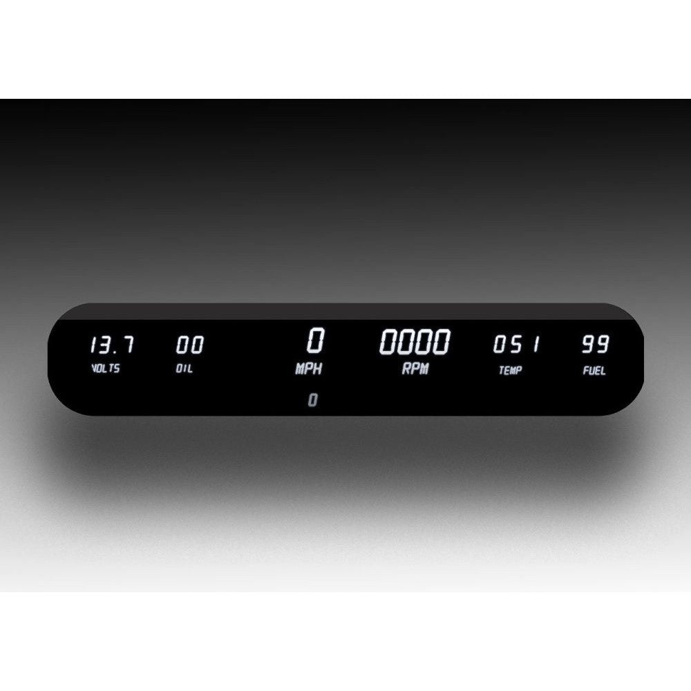Intellitronix 6 Gauge Digital Universal Panel DP10002 - White