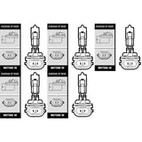Set of 5 Right Angle Bulb/50 Watt