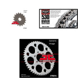 530 BMXR Chain Natural, Front & Rear Sprocket Kit for SUZUKI GT550 1971-1977