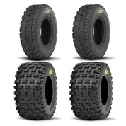 ITP Two Each Holeshot Tires Front [22x7-10] And Holeshot Tires Rear [20x11-9]