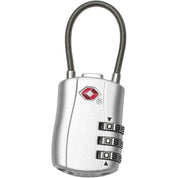 Kuryakyn TSA-Approved Cable Lock Silver