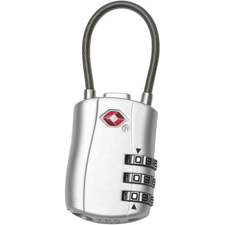 Kuryakyn TSA-Approved Cable Lock Silver