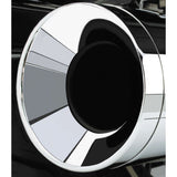 Cobra Optional Billet Tips for 4" Slip-Ons and True Duals Straight Chrome - PT-1004P