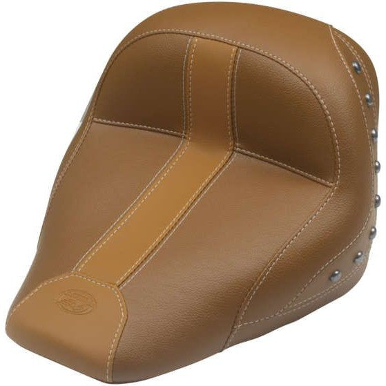 Mustang Solo Studded Seat Brown 75389MV