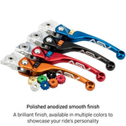 ASV Red F4 Offroad Model Shorty Clutch + Brake Lever Pro Pack BCF40106PX-SR