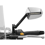 Puig GTI Turn Signal Mirror Black/Aluminum Left - 016ND