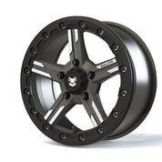 Bullite Set of 4 Shurikene Wheel 15X7.0 Gun Metal/Black 5/114.3 5+2