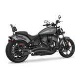 Freedom Performance Sharp Curve Radius Exhaust Slash Cut Black Chrome Tip