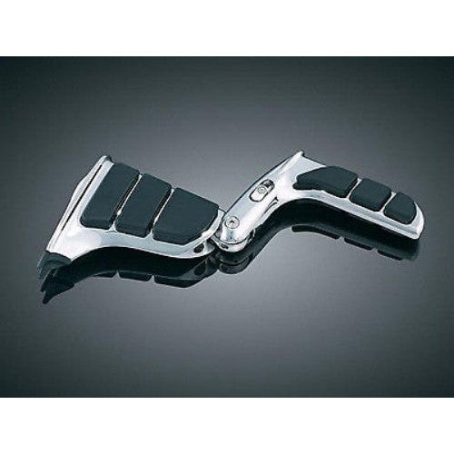 KURYAKYN CHROME SWING WING PAGS WITHOUT ADAPTERS FOR OEM HARLEY PEG MOUNTS 4467