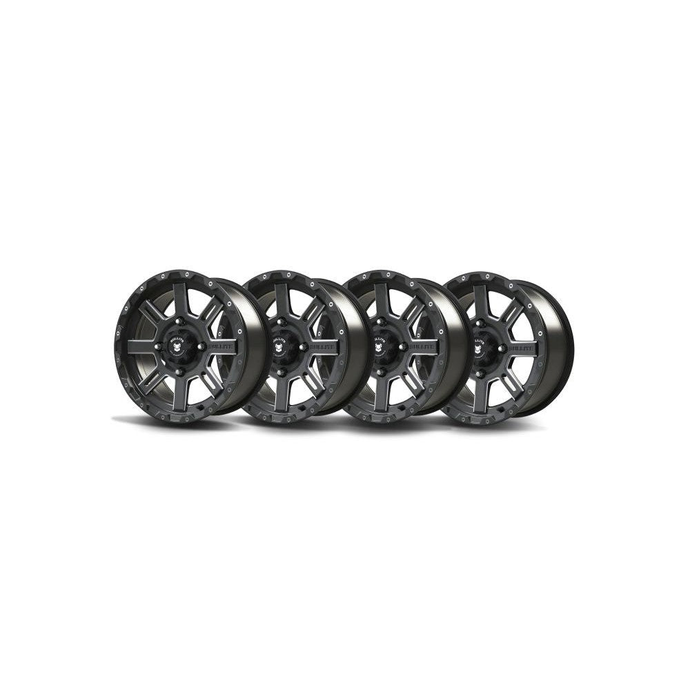 Bullite Set of 4 Lancer Wheel 15X7.0 Gun Metal 4/156 5+2