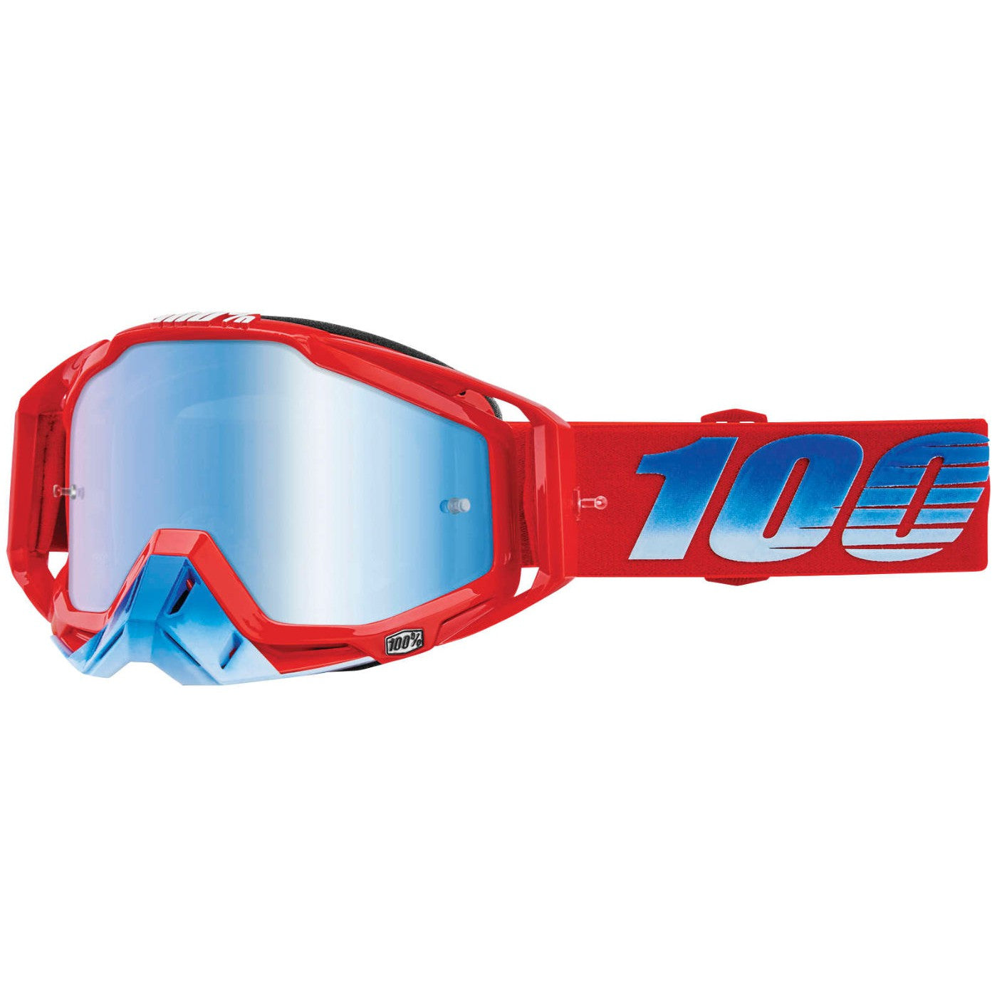 100% Gen1 Racecraft Goggles Kuriakin with Blue Mirror Lens - 50110-314-02