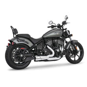 Freedom Performance American Outlaw 2-into-1 Shorty Exhaust Chrome Chrome Tip