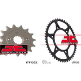 Front & Rear Sprocket Kit for HONDA XR400 RT,RV,RW,RX,RY,R-1,R-2,R-3,R-4 96-04