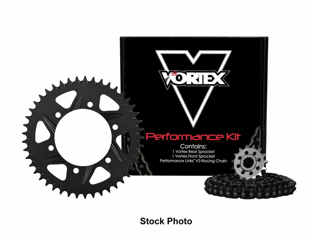 Vortex Black GFRS 520RX3-114 Chain and Sprocket Kit 15-43 Tooth - CK6144