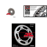 530 BMXR Chain Natural, Front & Rear Sprocket Kit KAWASAKI ZRX1100R 2000-2001