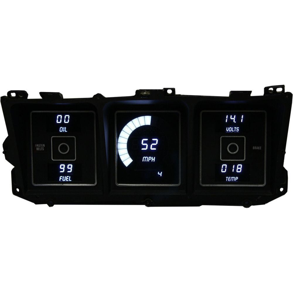 Intellitronix 1973-1979 Ford Truck LED Digital Dash DP1010 - White