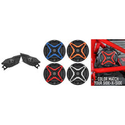 SSV Works Front Pro 6.5" Speaker Pods With Red Grills For Polaris RZR Pro XP 20-22