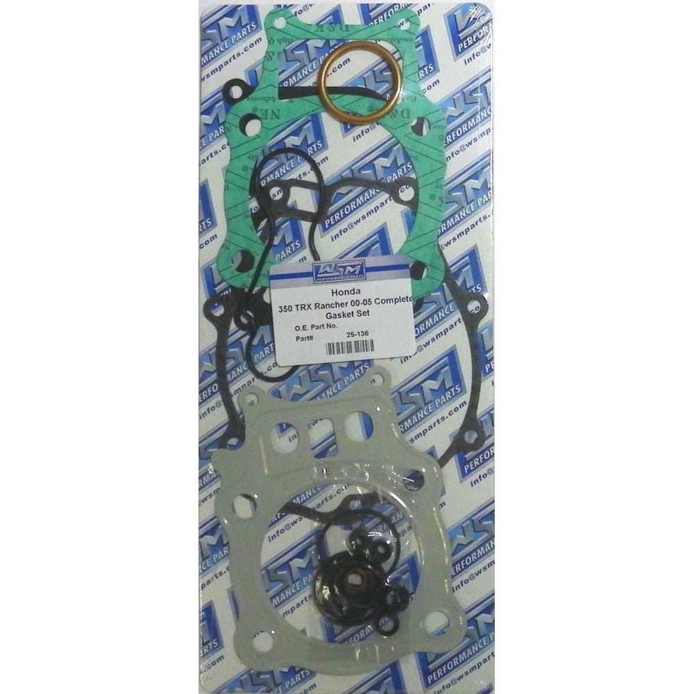 WSM Complete Gasket Kit For Honda 350 TRX 00-06 25-136