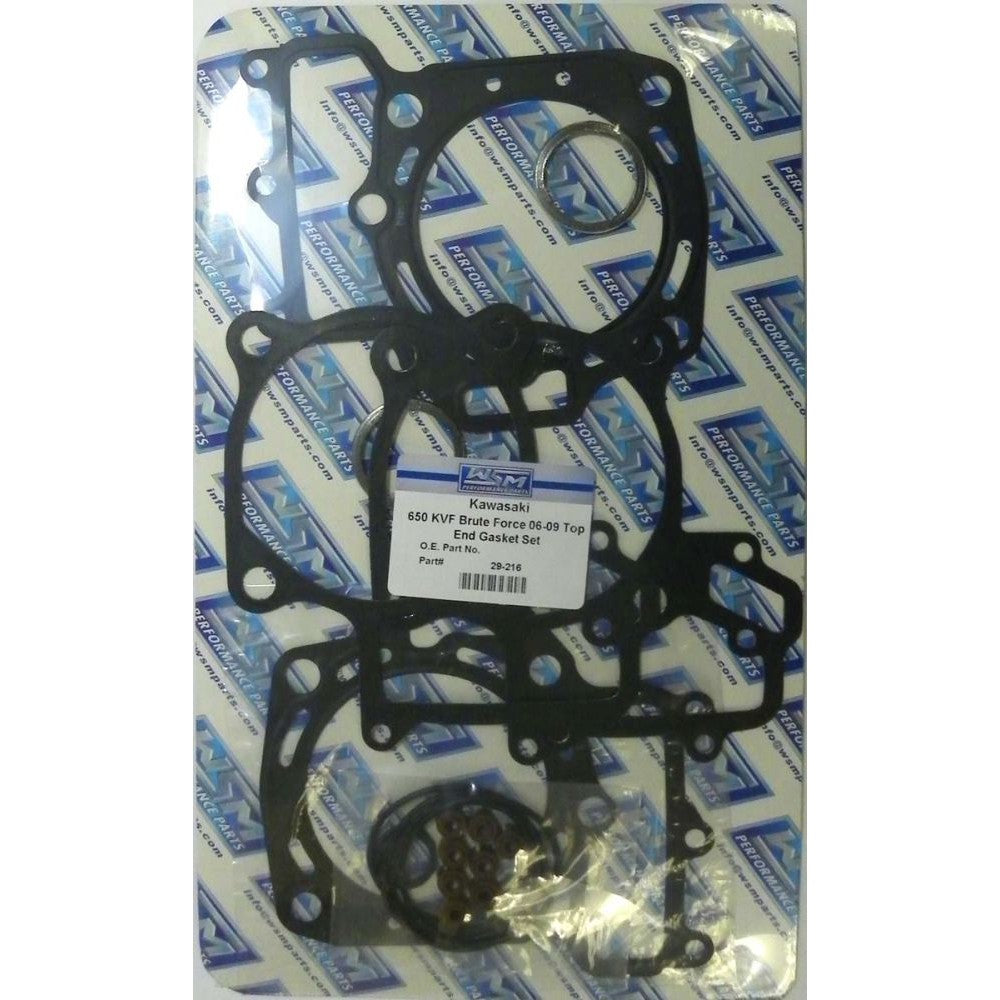 WSM Top End Gasket Kit For Kawasaki 650 Brute Force 05-13 29-216