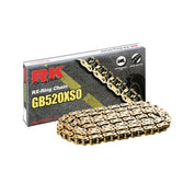 RK GB520XSO Gold RX-Ring Chain 130 links for ATV/UTV