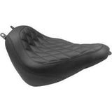 Asiento individual Mustang Wide Tripper con costuras de diamante en negro 83008
