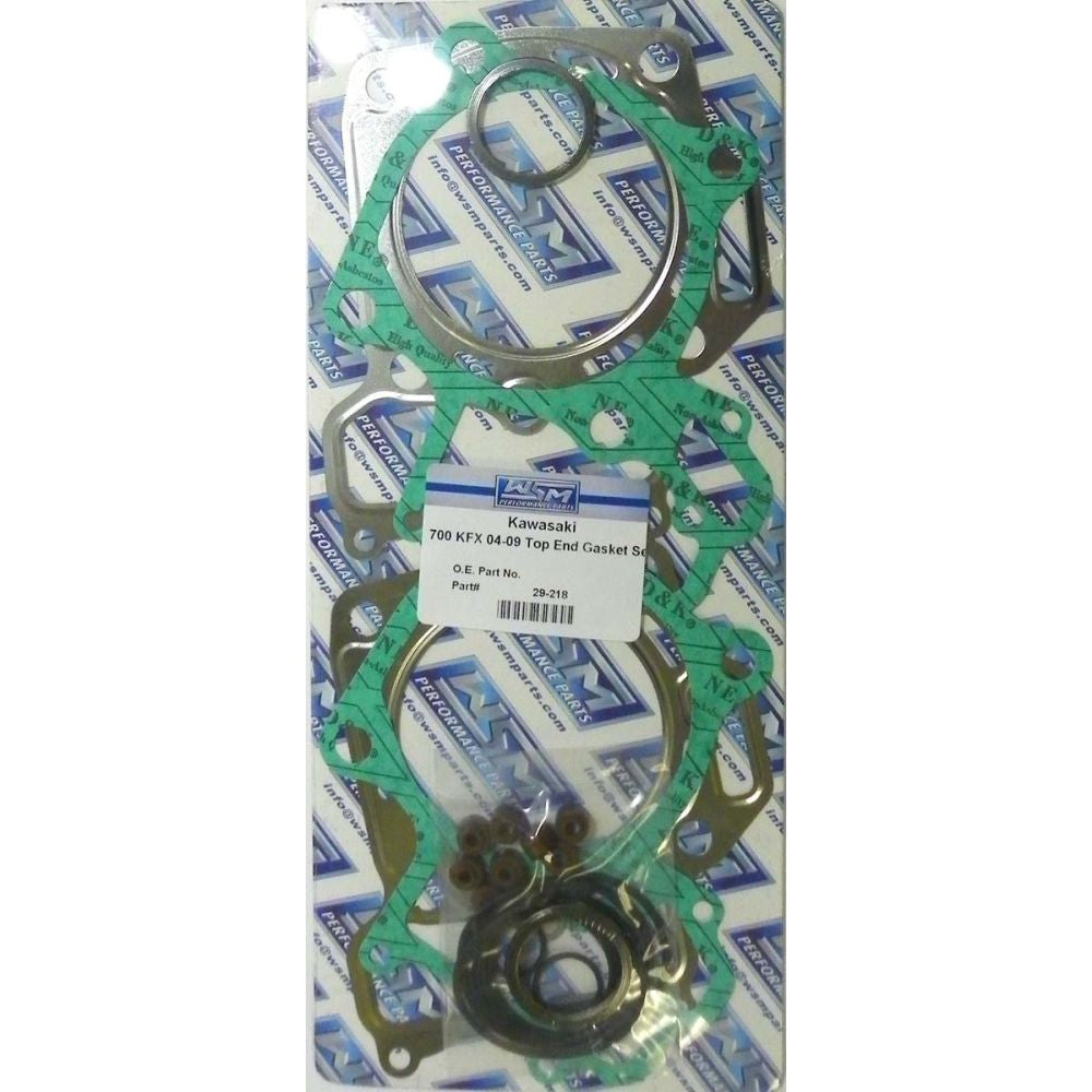 WSM Top End Gasket Kit For Kawasaki 650 / 700 KFX / Prairie 02-09 29-218