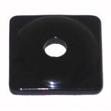 Woodys ASW2-3810-C Square Aluminum Plate 5/16" Black Bag Of 144